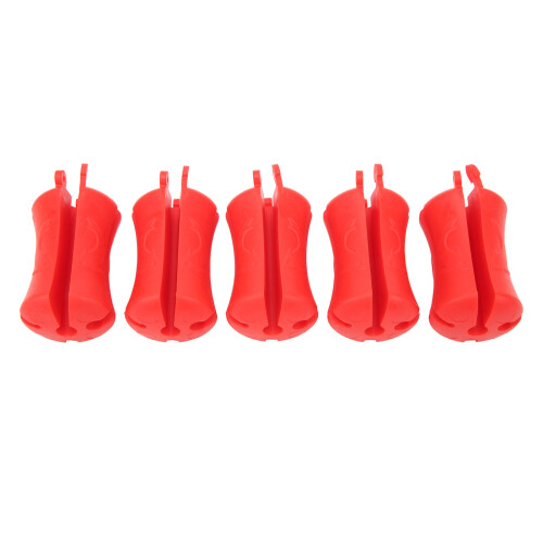 5PCS Fixed Ball Silicone Red 6.1oz Fishing Rod