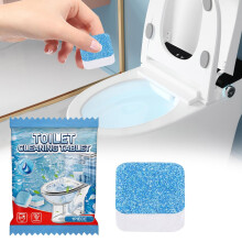Automatic Toilet Bowl Cleaner Tablets with Bleach, Pine Scent and LongLasting Deodorizing (1 Piece)