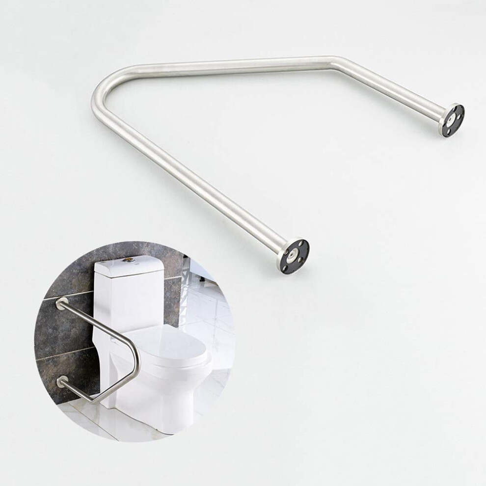 Stainless Steel Bathroom Grab Bar 60cm NonSlip Wall Mounted Shower Safety Handrail for Elderly