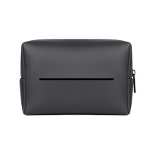 Car Tissue Holder with Adjustable Buckle Strap, Black Leather Tissue Box for Car Interior