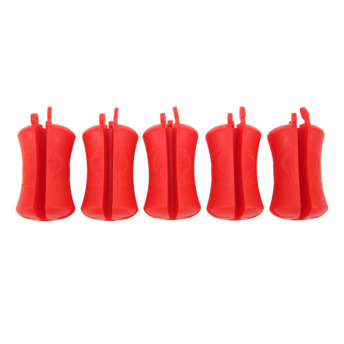 5PCS Fixed Ball Silicone Red 6.1oz Fishing Rod 1