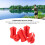 5PCS Fixed Ball Silicone Red 6.1oz Fishing Rod 5