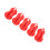 5PCS Fixed Ball Silicone Red 6.1oz Fishing Rod 14