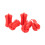 5PCS Fixed Ball Silicone Red 6.1oz Fishing Rod 15