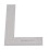 90 Degree Square Metal L Shape Ruler 150x100mm 2