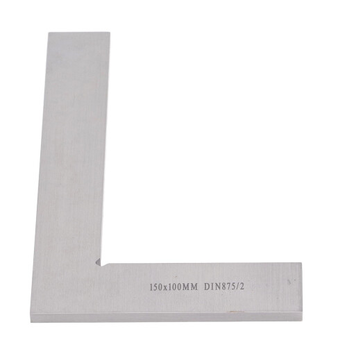 90 Degree Square Metal L Shape Ruler 150x100mm 1