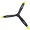 RC Airplane Propeller 11x8 3 Blade Beechwood Black for Nitro Engine Smooth Thrust Warbird Style 2