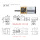 GA12 N20 12V Mini DC Gear Motor with Encoder  Torque Low Noise for Robot Projects 4