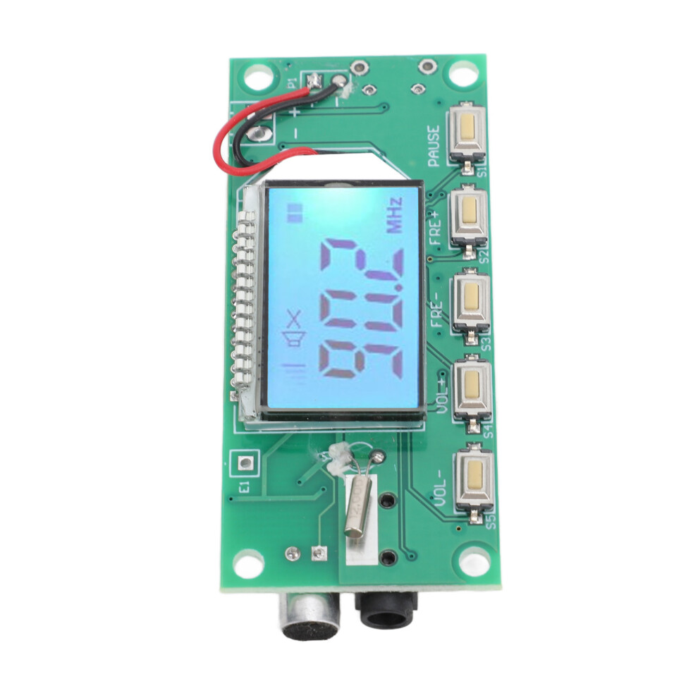 Dsp Pll Fm Transmitter 3-5V 87-108Mhz 75Cm Black 3021393650433