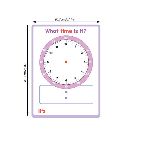 Double Sided Time Telling Activity Cards For Kids Classroom Or 2