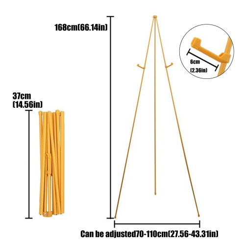 Art Painting Display Easel Stand Height Adjustable Folding Metal 1