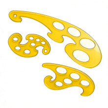 Ergonomische Mustererstellungsvorlage, Skizzen- und-Gelb