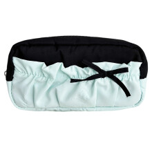 Dotted Bowknot Fabric Pencil Case Multiple Compartments-Type 3