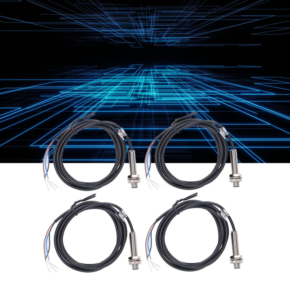 Inductive Proximity Sensor Switch 8Mm Dia Pnp Dc 3 Wire Nc Contact 6Â36Vdc 4151393650665