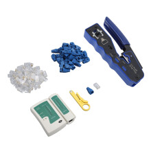 Alloy Steel RJ45 Crimp Tool Kit 8P/6P 9V