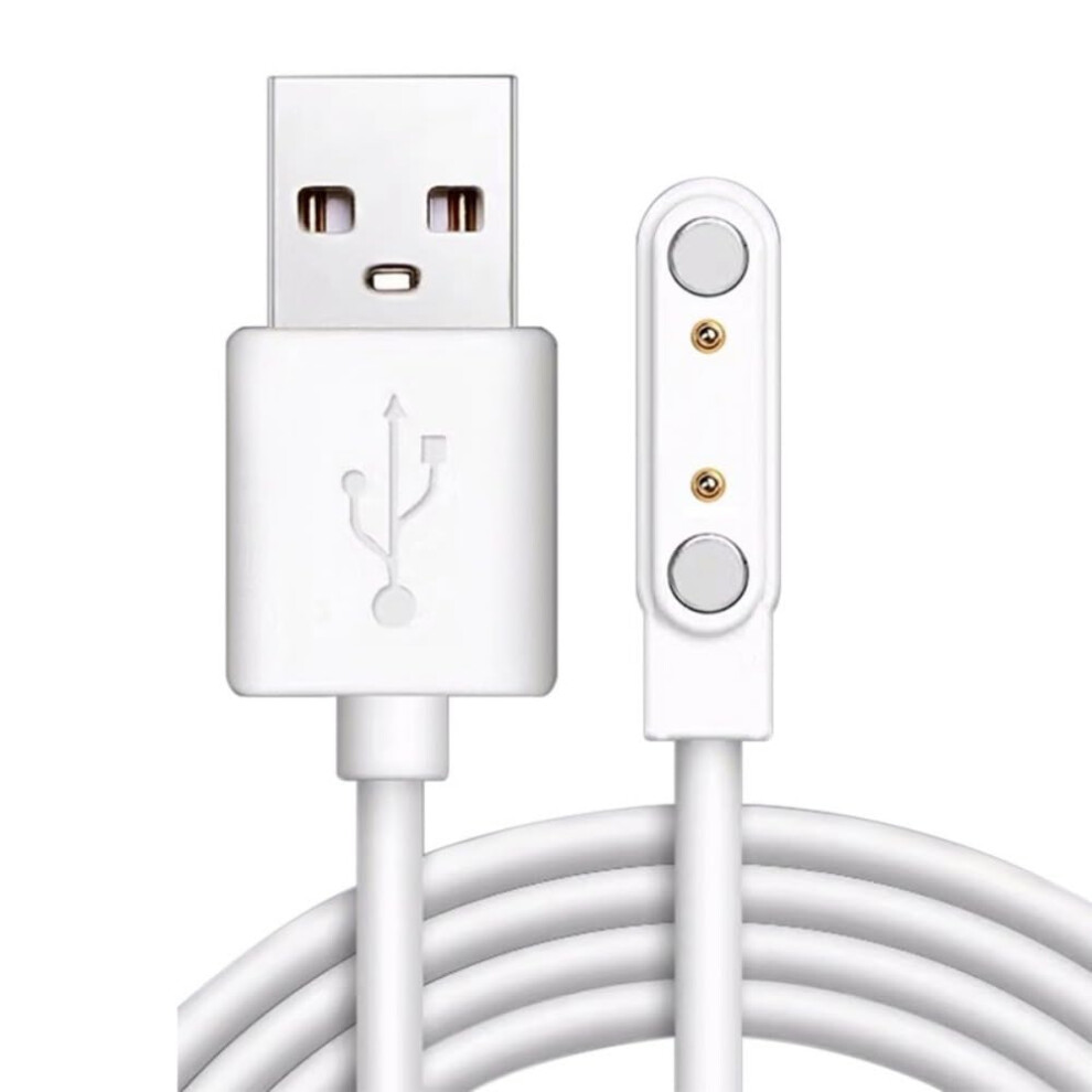 Smartwatch Charger Cable 2 Pin 7.62Mm Magnetic Fast Charging Usb Cord Universal Replacement 9330225335559
