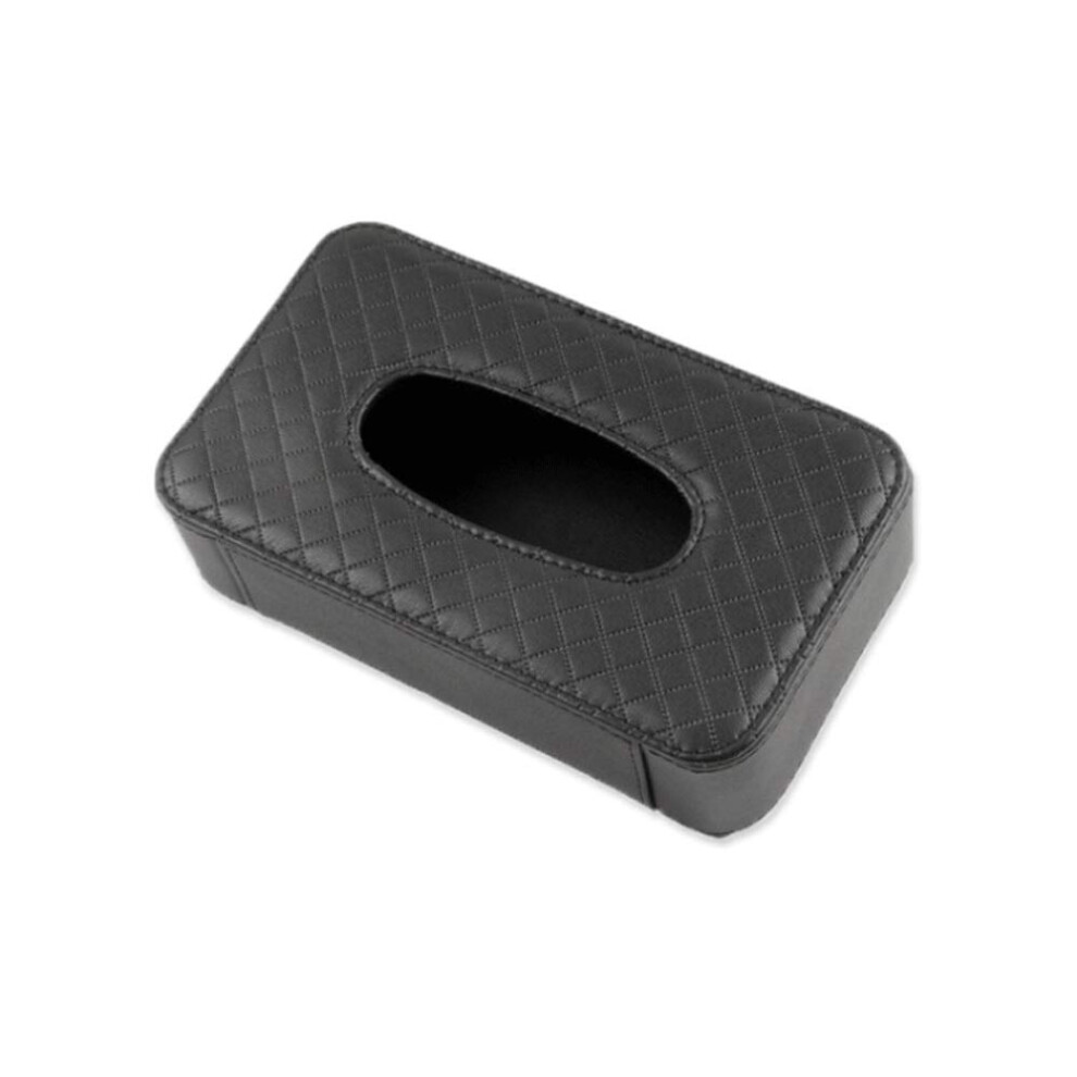 Leather Car Tissue Box For Sun Visor, Pu Leather Tissue Holder With Onehand Access And Dustproof Design 9351714484619