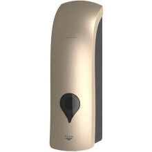 300ml Wall Mount Soap Dispenser, No‑Drill Refillable Bathroom Shower Gel Dispenser with Clear Window