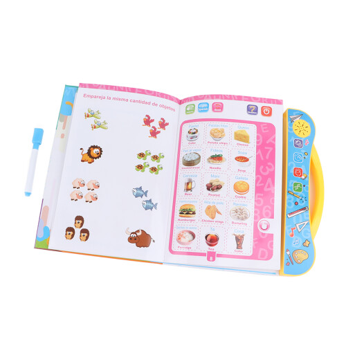 Electronic Language Learning Book, 3xAA, Plastic