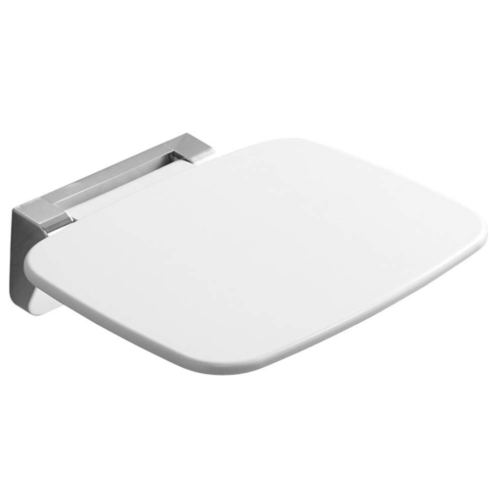 Wall Mounted Folding Shower Seat for Elderly, NonSlip Waterproof Surface, HeavyDuty 330lbs Bench