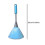 Blue Microfiber Duster with Handle for Laptop Keyboard and Electronics, Washable Dust Cleaner 4