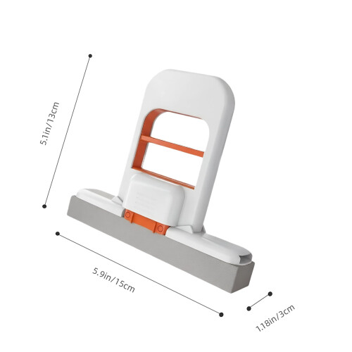 Mini Foldable SelfWringing Sponge Mop for Small Spaces, Dual WetDry Cleaning, Compact Design 2