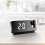 Projection Alarm Clock 360 LED Mirror Temp Black 12