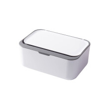 Baby Wipes Dispenser with MoistureLocking Seal, NonSlip Wet Wipes Holder for Bathroom or Kitchen, Gray