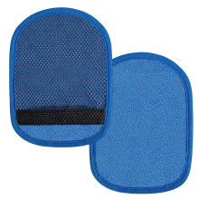 Blue Velvet Sand Removal Mitts 2 Pack – Fast Beach Sand Cleaning Gloves for Travel