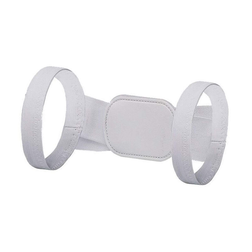 White Invisible Back Posture Corrector And Adjustable Back Brace For Upright Support And Daily Comfort Â