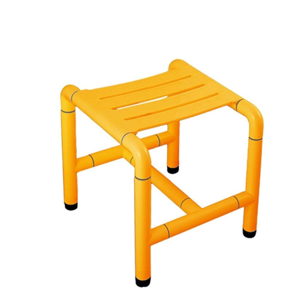 Stainless Steel Bedside Commode Chair for Elderly Disabled, NonSlip Shower Stool with Reinforced Frame