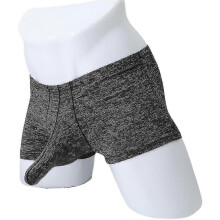 (2XL, Black) Men Underwear Big Bue Pouch Boxer Shorts Able Trunks Briefs
