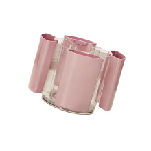 360 Degree Rotating Desk Organiser Box Multiple-pink