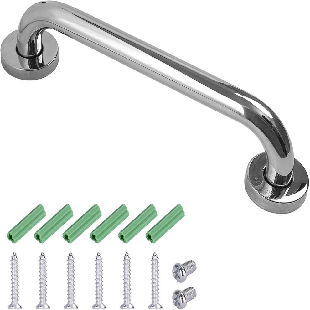 Bathroom Grab Bar 12 Inch Rustproof Stainless Steel AntiSlip Handle for Elderly and Seniors