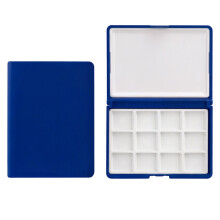Portable Watercolor Paint Holder Tray with Leakproof Lid-Blue 2