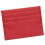 Card Wallet Name Card Case PU Spacious Interior Organizes-Red 1