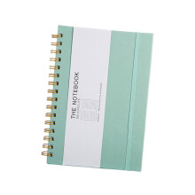 PU-Leder-Papier-Notizbuch, 200 Seiten, liniert,-Blau