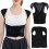 Posture Corrector Back Support Brace with 3D Support Design, Adjustable Straps, Breathable Black XXL 4