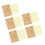 10Pcs 5.82x8.26Inch Kraft Paper Notebooks 20 Sheets Each Gridded 1