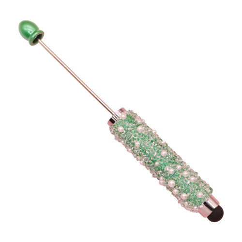 1Pc Kids Student Bead Roller Ball Pen Beaded Pen Writing-8