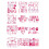 Pack of 6 Alphabets Sticker Waterproof Cup Decorations Letter 1