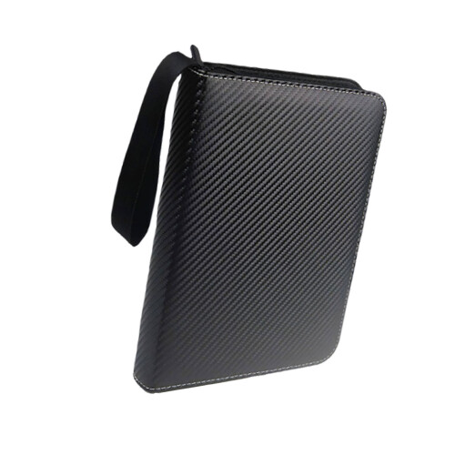 Side Loading Card Organizers Album PU Leather Card Protector-2