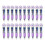 Pack of Multicolor Writing Retractable Ballpoint-Purple 20PCS 1