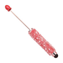 1Pc Beaded Pen Metal Beadable Pen Office School Supplies Bead-4