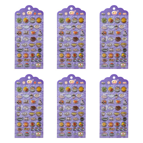 Embossed Sticker Adhesive PVC Resin Sticker For- Hand Pulled