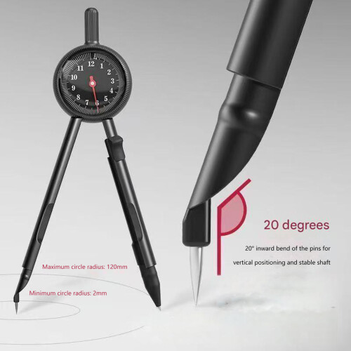 Drafting Compass With 30cm Biggest Scale For Accurate-Pink 2