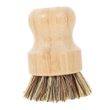 Dish Scrubber with Nonscratch Cleaning Power, Ergonomic Nonslip Handle for Kitchen Pots and Pans