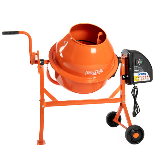 Cement Concrete Mixer 70 Litre 220W Mortar Plaster Mixing Portable