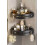 3Pack Drill Corner Shower Caddy, Wall Mounted Triangle Shelves Organizer for Bathroom Storage 1