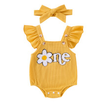 (9-12 Months, Yellow) Completo estivo per per capelli.